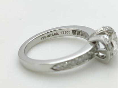 Tiffany&Co. Ribbon Diamond PT950 5.0g Ring 