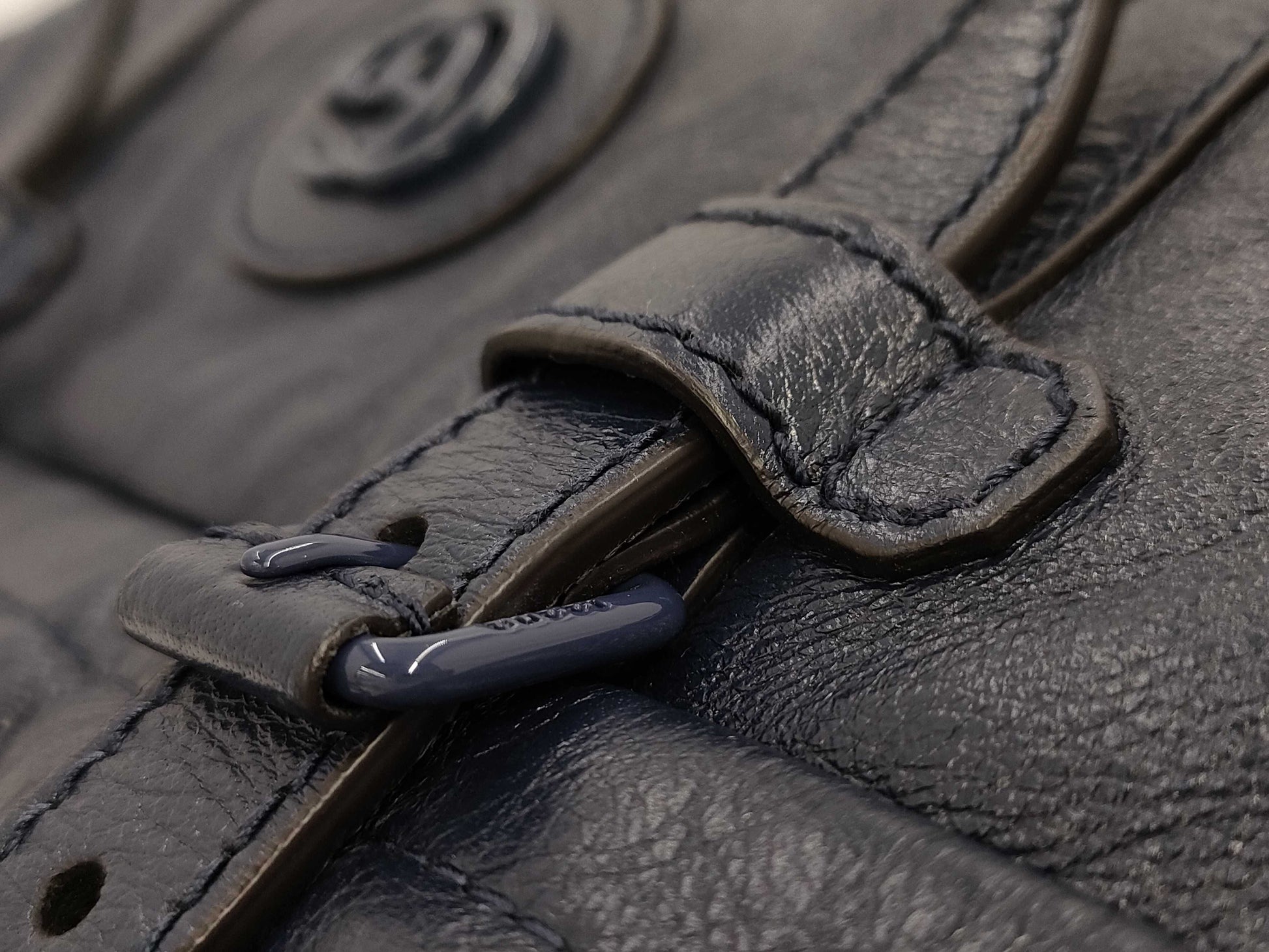 GUCCI Drawstring Tote Bag, Navy