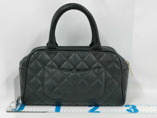 CHANEL CHANEL Matelasse Handbag A20996 Caviar Skin Black Handbag