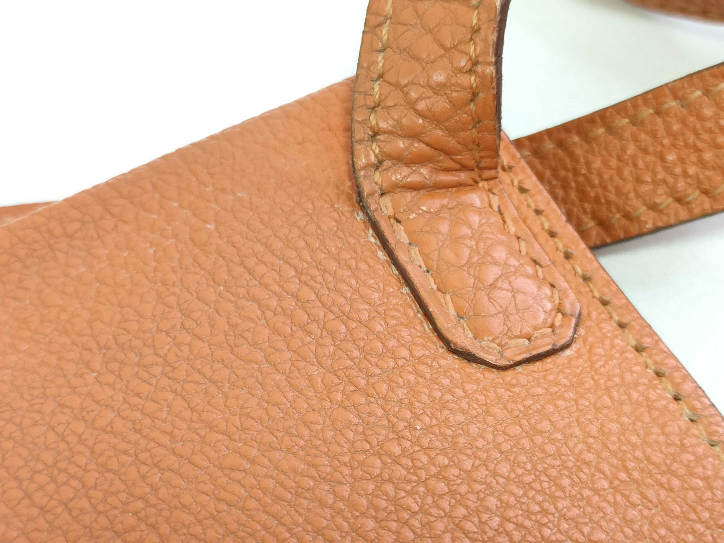 HERMES HERMES Amélie Shoulder Bag, Orange, Ardennes, □D Stamped, Shoulder Bag