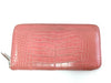 HERMES HERMES Azap Long Wallet, Pink, Matte Alligator Leather, N Stamp