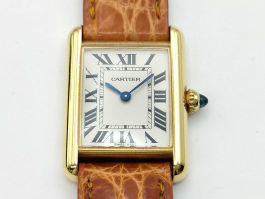 Cartier Tanni Louis W1529856 2442 392295MG Quartz K18 Women's Watch