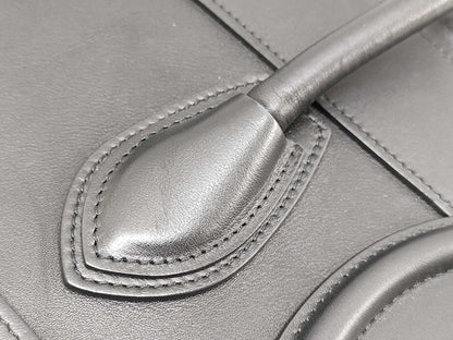 CELINE Luggage Micro Shopper Handbag