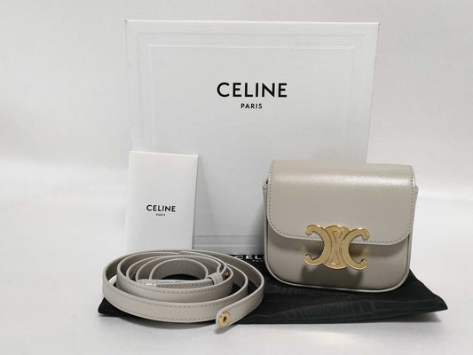 CELINE Mini Triomphe Shoulder Bag/Mini Claude Shoulder Bag