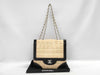 CHANEL CHANEL Shoulder Bag Chocolate Bar Enamel x Lambskin Two-Tone Shoulder Bag