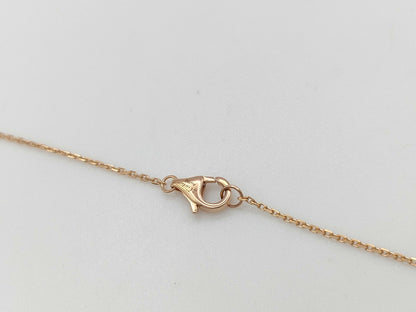 Cartier Amulet Pink Opal 1PD PG Au750 3.0g Necklace