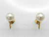CELINE Pearl Diameter Approx. 6.7-6.8mm 750 2.1g Earrings 