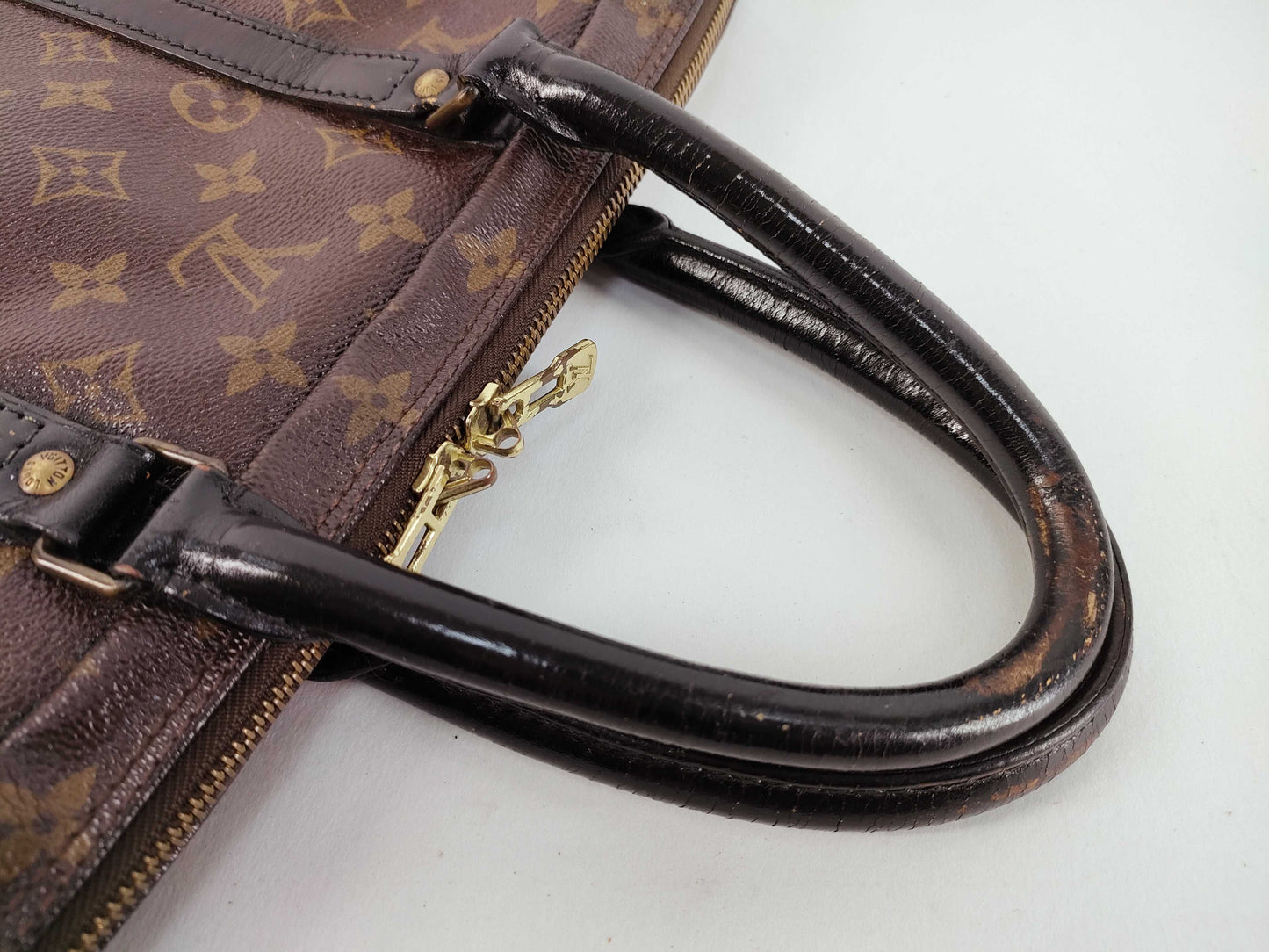LOUIS VUITTON Monogram Macassar Voyage Business Bag
