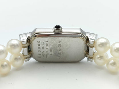 MIKIMOTO 2E20-7220 300028 Quartz Shell Dial Women's Watch