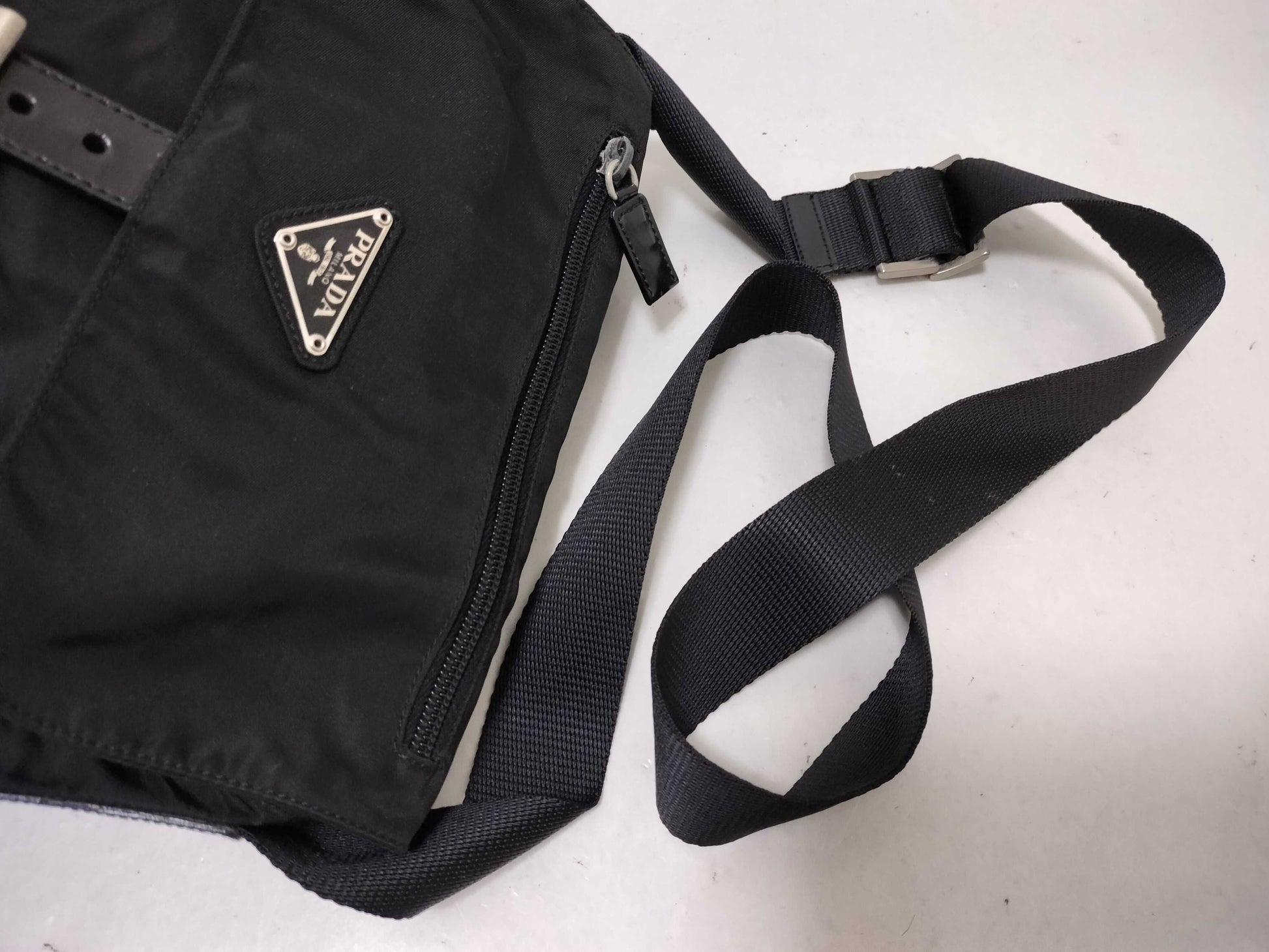 PRADA Nylon PRADA Prada Nylon Shoulder Bag Black Shoulder Bag