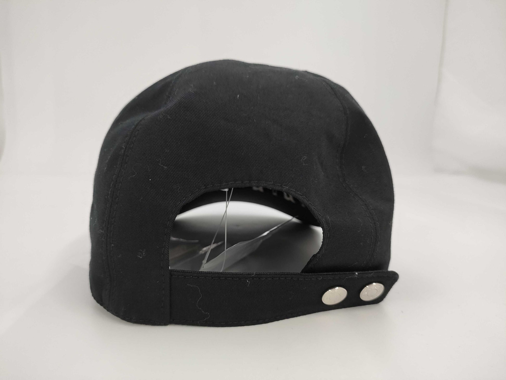 HERMES Serie Button Cap Black #58 Other Accessories