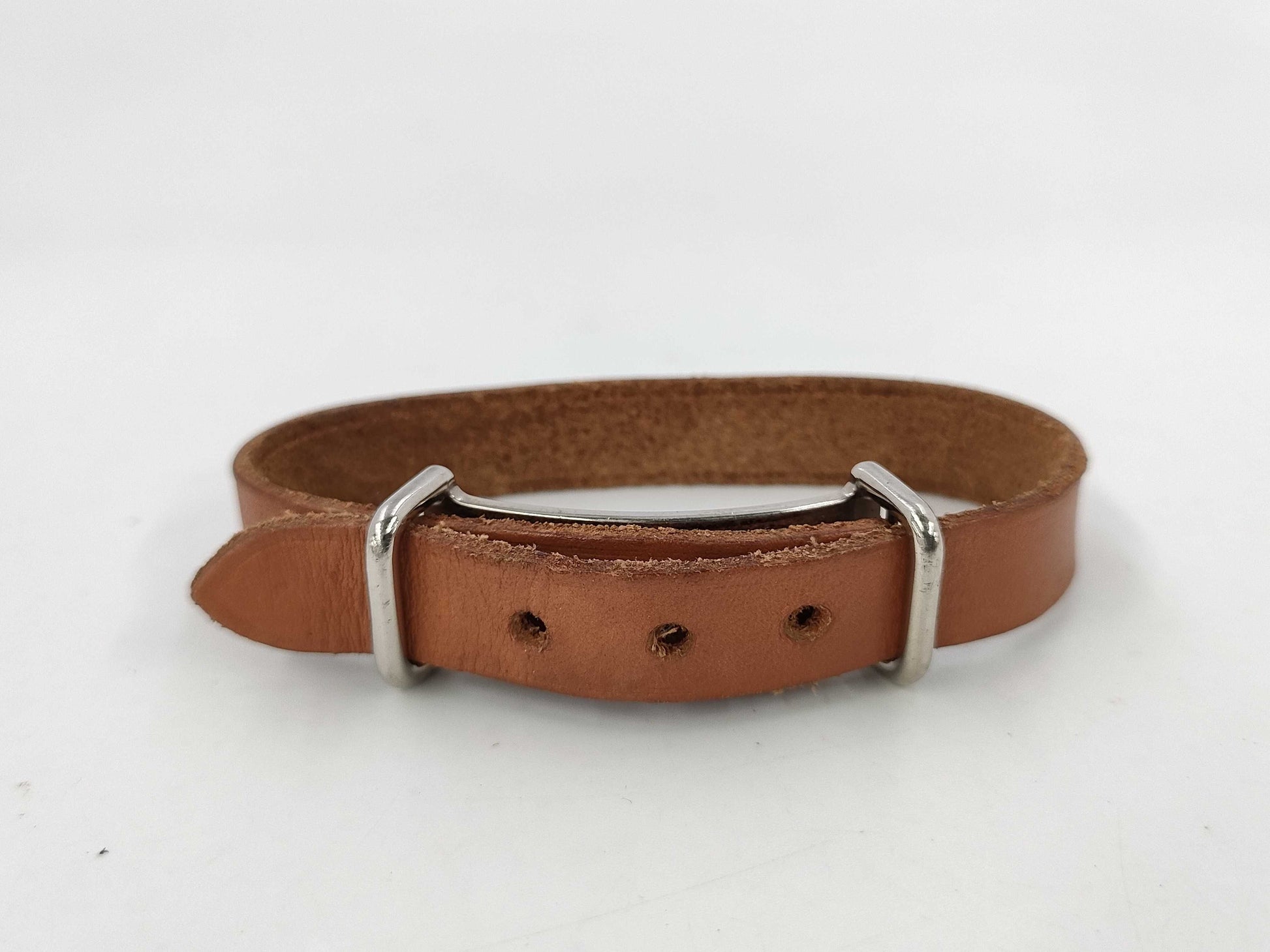 HERMES Api II Bracelet, Leather, Brown, □D, Bracelet/Bangle