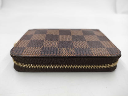 LOUIS VUITTON Damier Zippy Coin Purse N63070 TS4107 Card Case, Pass Case, Business Card Case
