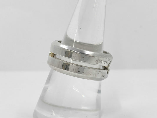 GUCCI Gucci SV925 Logo Ring Ring