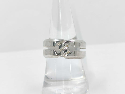 GUCCI Gucci SV925 Logo Ring Ring