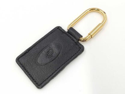 Dior Dior Logo Leather Keychain Keycase Keychain