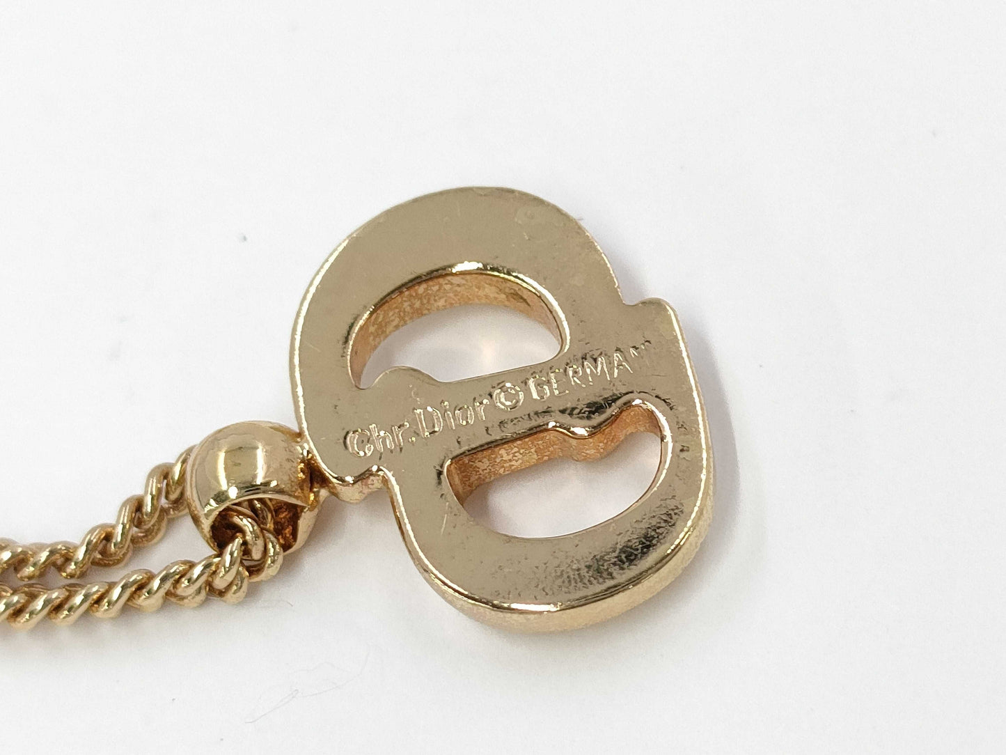 Dior Dior Logo Tie Chain Tie Pin Set of 2 Other Accessories