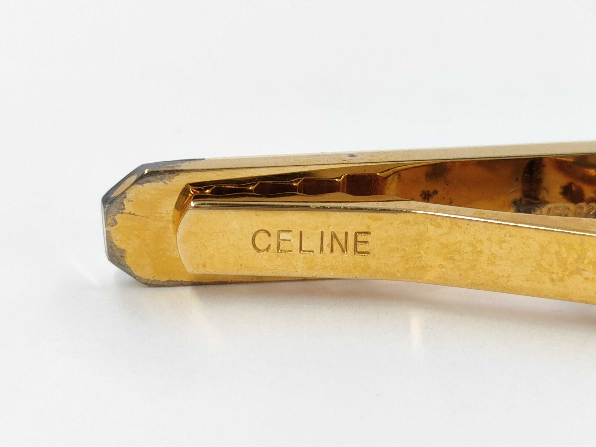 CELINE SV925 Horse and Carriage Logo Tie Pin Other Accessories