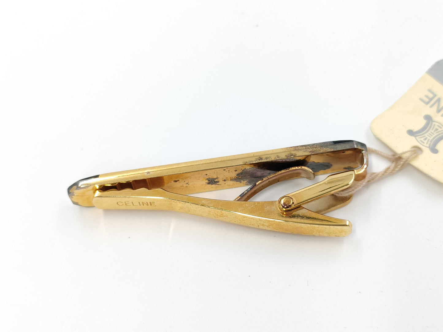 CELINE SV925 Horse and Carriage Logo Tie Pin Other Accessories