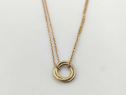 Cartier Sweet Trinity 750 3.9g Necklace 