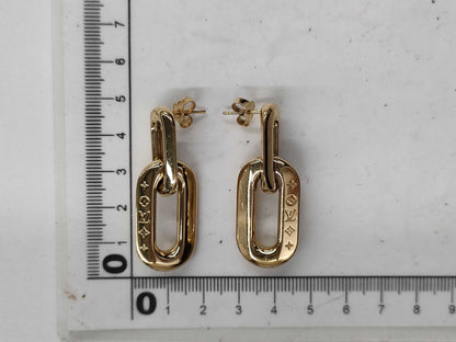 LOUIS VUITTON Louis Vuitton Book Dreille Double 2 Mailon Earrings Earrings