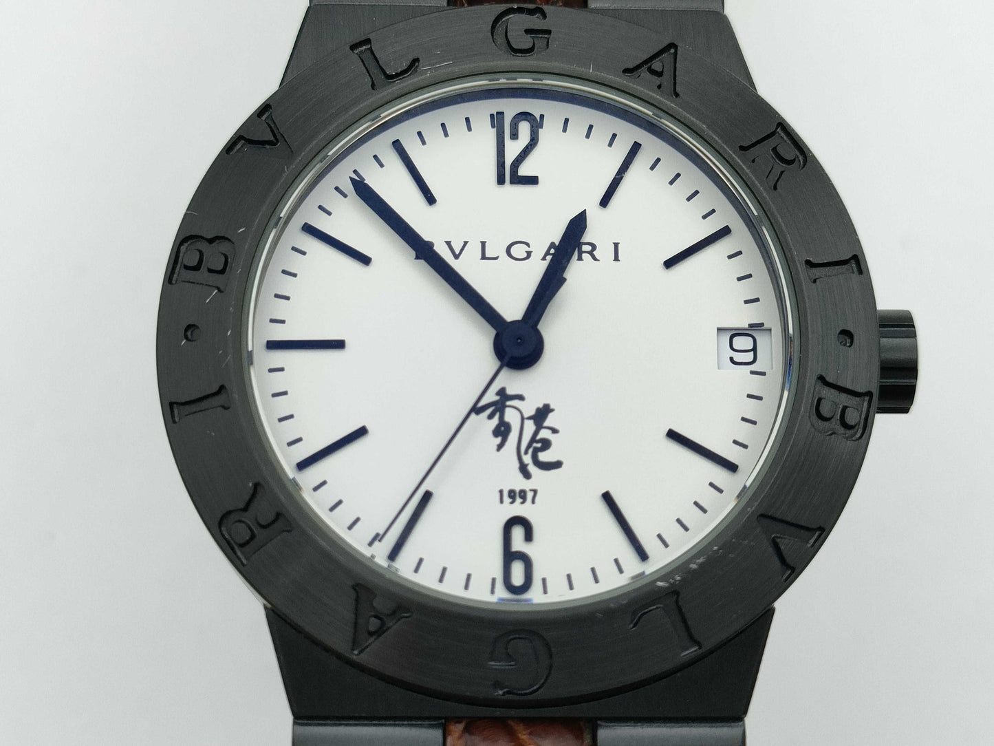 BVLGARI Diagono Sport LC29S B0287 Automatic White Dial Hong Kong Handover Commemorative Model Men's Watch