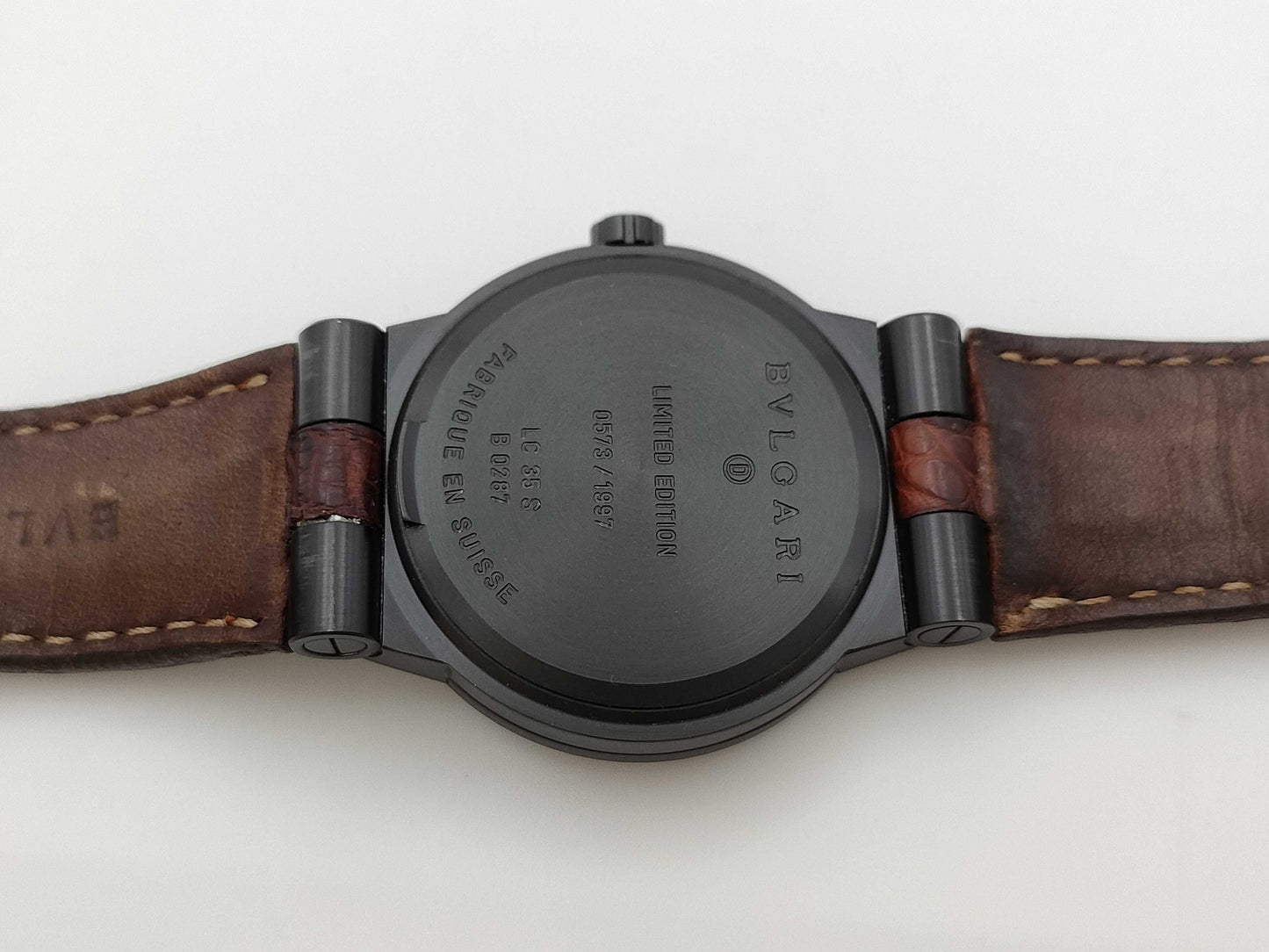 BVLGARI Diagono Sport LC35S B0287 Automatic White Dial Hong Kong Handover Commemorative Model Men's Watch