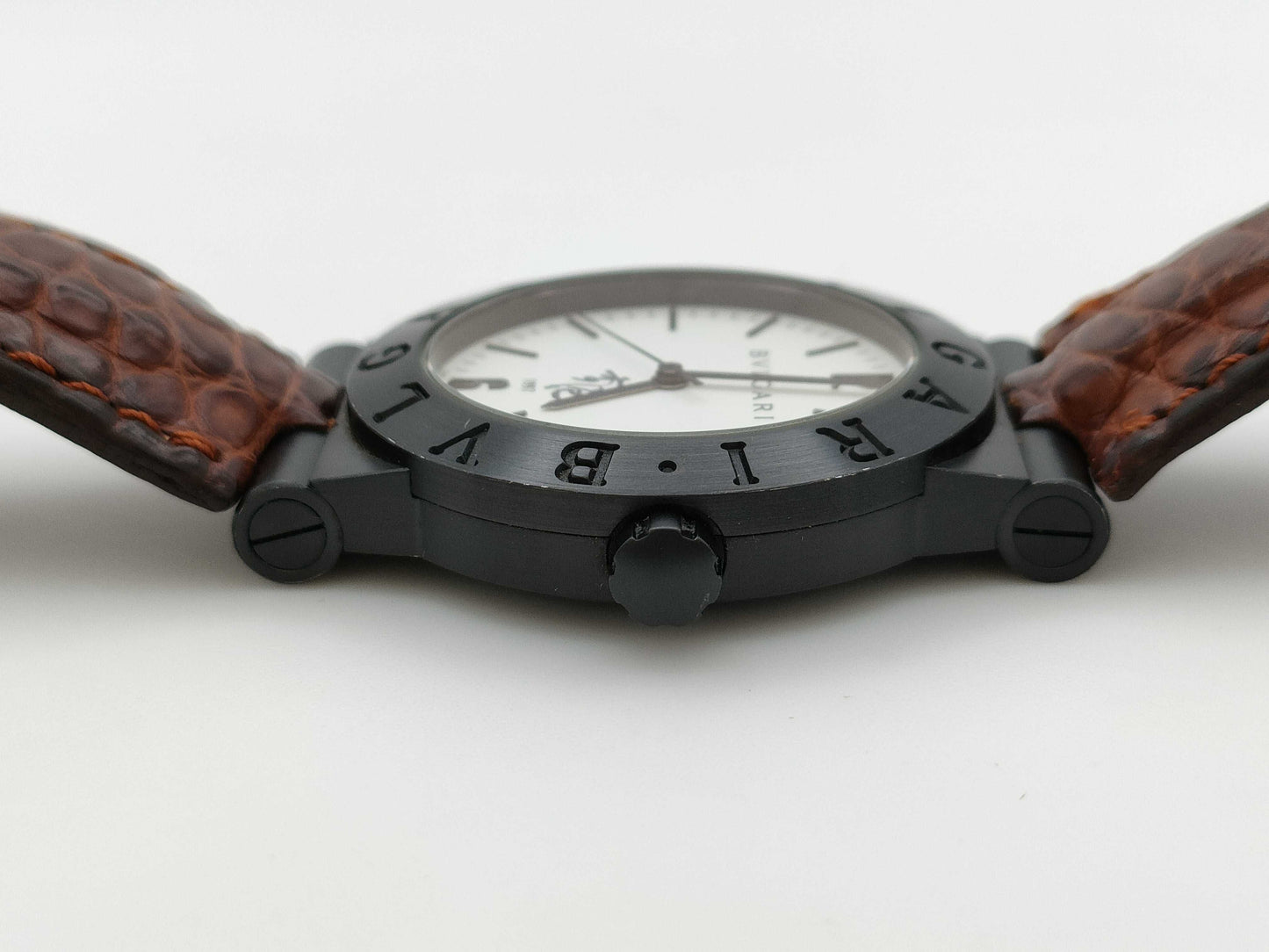 BVLGARI Diagono Sport LC35S B0287 Automatic White Dial Hong Kong Handover Commemorative Model Men's Watch