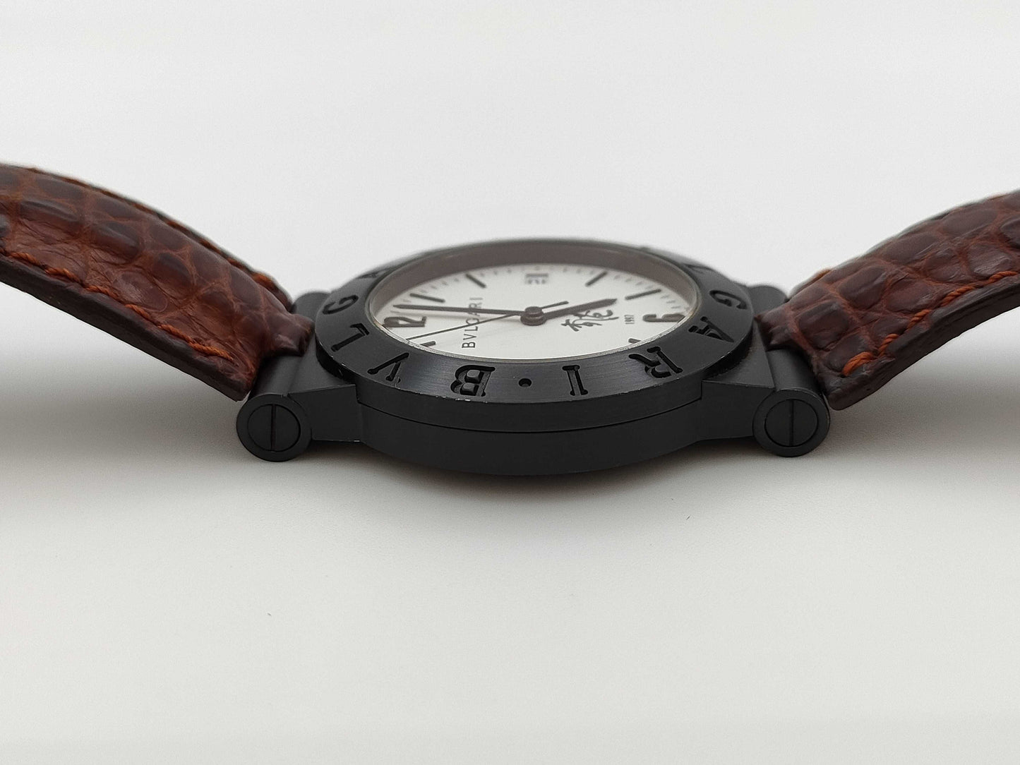 BVLGARI Diagono Sport LC35S B0287 Automatic White Dial Hong Kong Handover Commemorative Model Men's Watch