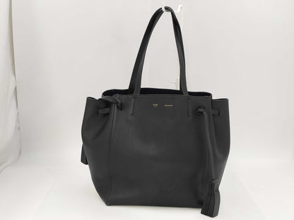 CELINE Hippo Phantom Small Leather Black Tote Bag
