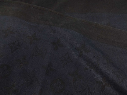 LOUIS VUITTON Monogram Stole, Navy, with Tags, Other Apparel