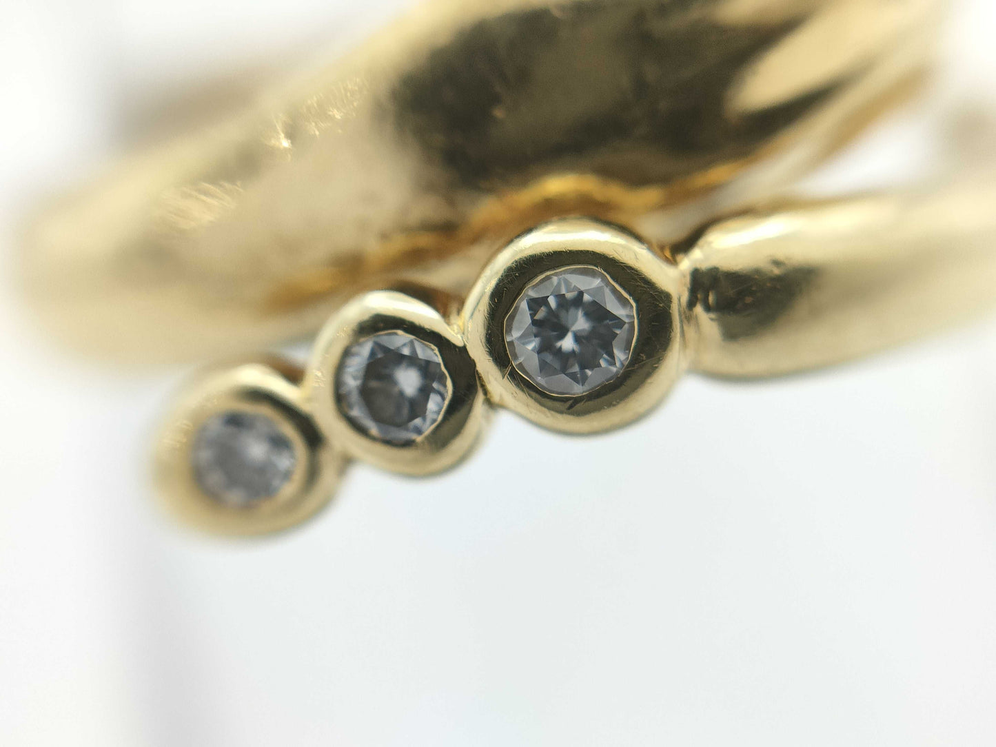 Tiffany & Co. Snake 3PD 750 4.3g Ring 