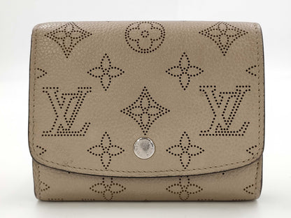 LOUIS VUITTON Louis Vuitton Mahina Portofeuil Iris Compact M62542 Galle Compact Wallet RFID Wallet