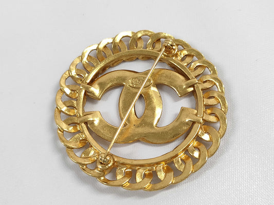 CHANEL Coco Mark Brooch 96P Brooch