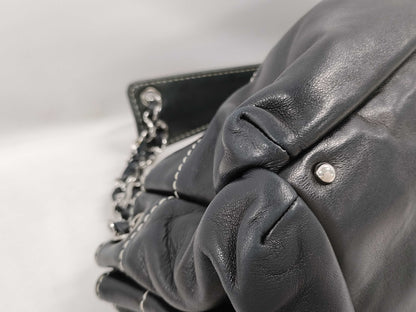 CHANEL Lambskin Logo Chain Shoulder Bag, No. 8, Accessories: Dust Bag, Shoulder Bag