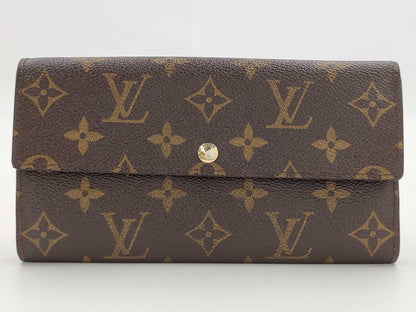 LOUIS VUITTON Louis Vuitton Monogram Portefeuille Sara M61734 Wallet