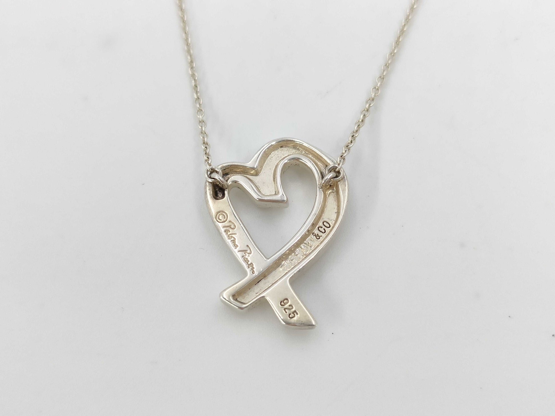 Tiffany&Co. Tiffany Rubbing Heart Necklace Accessories: Box Necklace