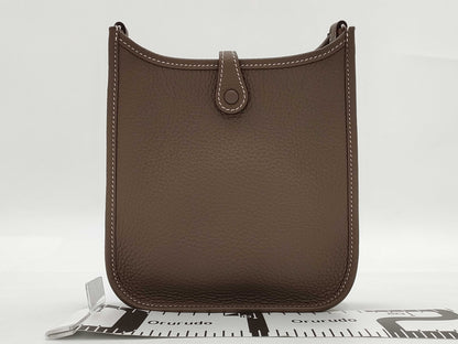 HERMES Evelyn TPM Etoup P Fittings Blue Indigo Strap Tryon Clemence W Engraved Shoulder Bag