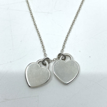 Tiffany&Co. Return to Double Heart Necklace SV925 Necklace