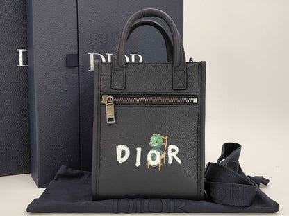 Dior Otani Workshop Collaboration Green Monster 2way Mini Tote Bag Shoulder Bag Tote Bag