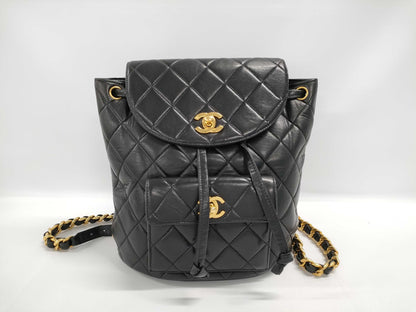 CHANEL Lambskin Matelasse Backpack