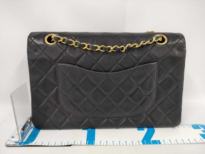 CHANEL Matelasse 25 Double Flap Double Chain Shoulder Bag