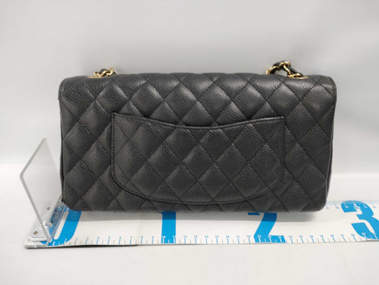 CHANEL Caviar Skin Matelasse Diane CF Shoulder Bag