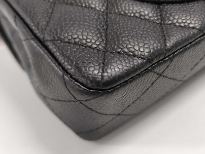 CHANEL Caviar Skin Matelasse Diane CF Shoulder Bag