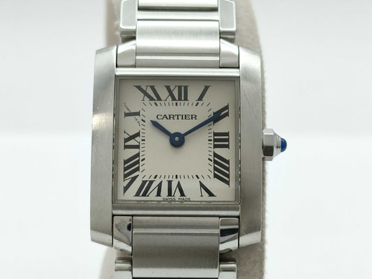 Cartier Tank Francaise SM W51008Q3 3217 503302ZX Quartz Women's Watch