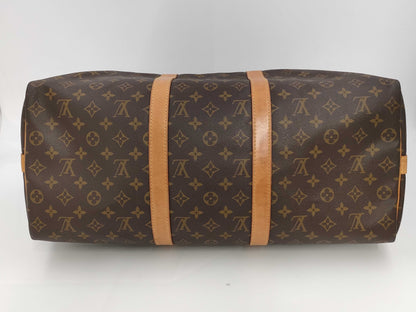 LOUIS VUITTON LV Monogram Keepall 50 Bandouliere Boston Bag