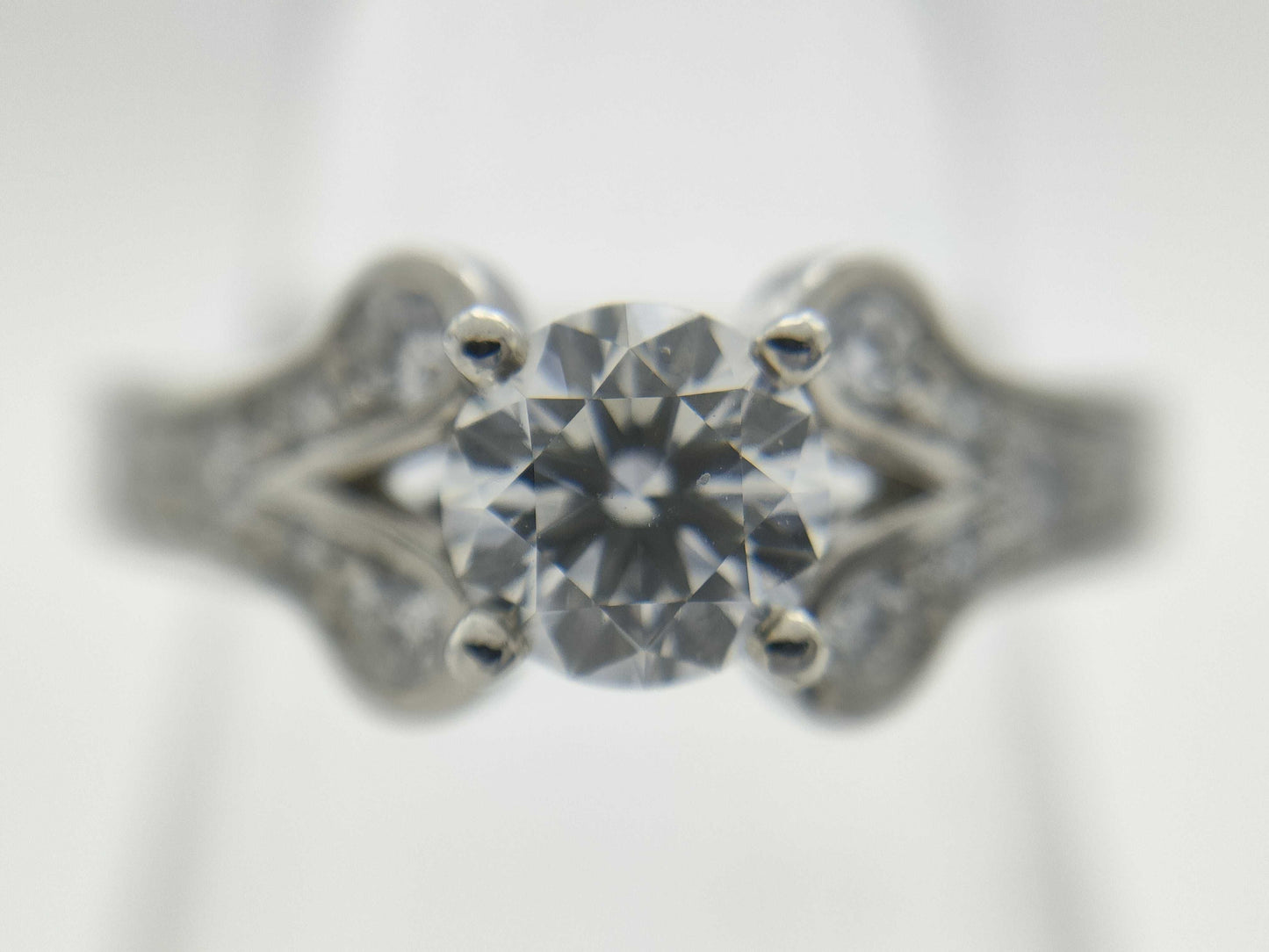 Cartier Ballerina D0.51ct #47 PT950 5.3g Ring 