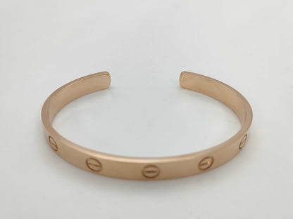 Cartier Love Open #17 PG Au750 21.9g Bracelet Bangle 