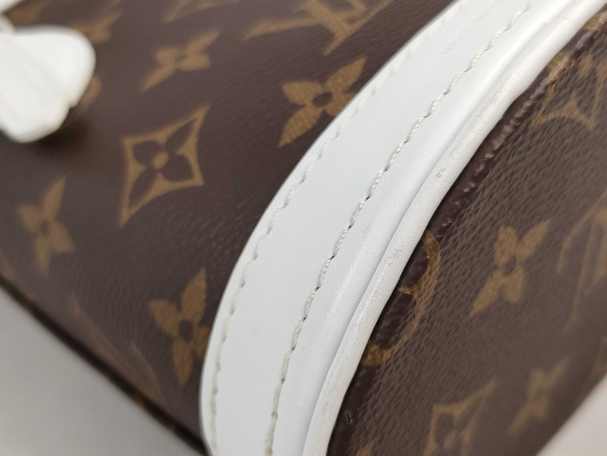 LOUIS VUITTON Monogram Nano Bucket Handbag