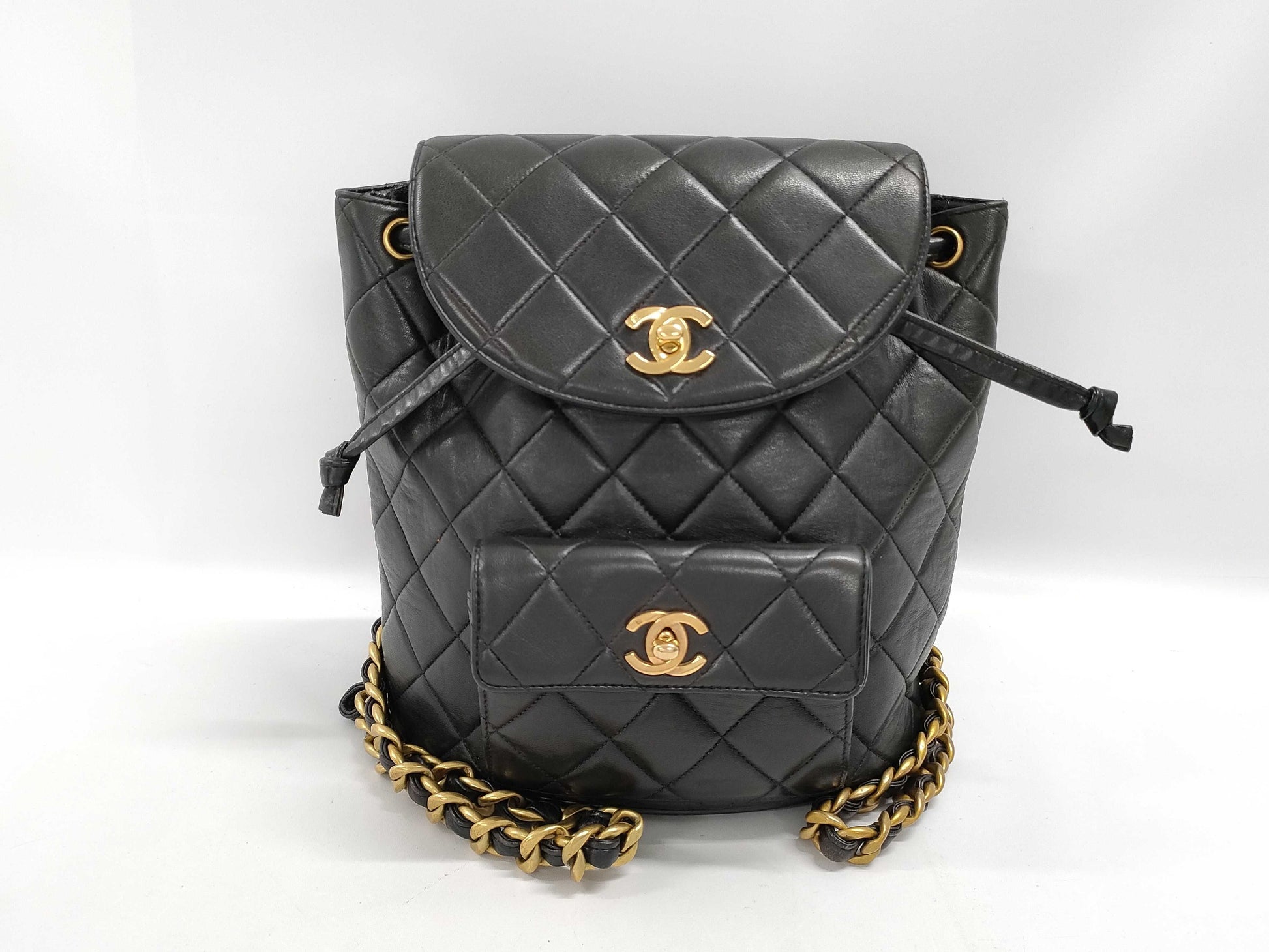 CHANEL Matelassé Backpack Lambskin Backpack